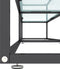 vidaXL - Tv-meubel - 220x40x40,5 - cm - gehard - glas - witmarmerkleurig