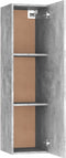 vidaXL - Tv-meubel - 30,5x30x110 - cm - bewerkt - hout - betongrijs