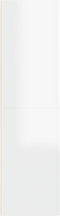 vidaXL - Tv-meubel - 30,5x30x110 - cm - bewerkt - hout - hoogglans - wit