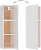 vidaXL - Tv-meubel - 30,5x30x110 - cm - bewerkt - hout - hoogglans - wit