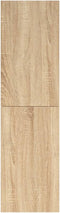 vidaXL - Tv-meubel - 30,5x30x110 - cm - bewerkt - hout - sonoma - eikenkleurig