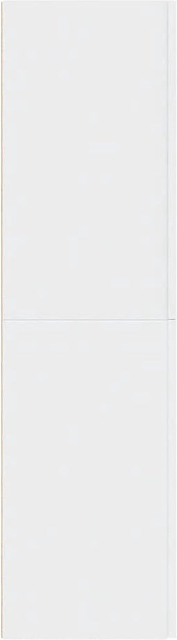 vidaXL - Tv-meubel - 30,5x30x110 - cm - bewerkt - hout - wit