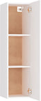 vidaXL - Tv-meubel - 30,5x30x110 - cm - bewerkt - hout - wit
