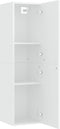 vidaXL - Tv-meubel - 30,5x30x110 - cm - bewerkt - hout - wit