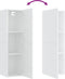 vidaXL - Tv-meubel - 30,5x30x110 - cm - bewerkt - hout - wit