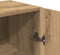 vidaXL - Tv-meubel - 30,5x30x60 - cm - bewerkt - hout - artisanaal - eikenkleurig