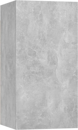vidaXL - Tv-meubel - 30,5x30x60 - cm - bewerkt - hout - betongrijs