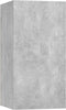vidaXL - Tv-meubel - 30,5x30x60 - cm - bewerkt - hout - betongrijs