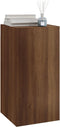 vidaXL - Tv-meubel - 30,5x30x60 - cm - bewerkt - hout - bruin - eikenkleur