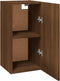 vidaXL - Tv-meubel - 30,5x30x60 - cm - bewerkt - hout - bruin - eikenkleur