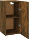 vidaXL - Tv-meubel - 30,5x30x60 - cm - bewerkt - hout - gerookt - eikenkleurig