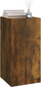 vidaXL - Tv-meubel - 30,5x30x60 - cm - bewerkt - hout - gerookt - eikenkleurig