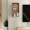 vidaXL - Tv-meubel - 30,5x30x60 - cm - bewerkt - hout - gerookt - eikenkleurig