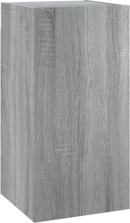 vidaXL - Tv-meubel - 30,5x30x60 - cm - bewerkt - hout - grijs - sonoma - eiken