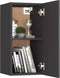vidaXL - Tv-meubel - 30,5x30x60 - cm - bewerkt - hout - grijs
