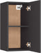 vidaXL - Tv-meubel - 30,5x30x60 - cm - bewerkt - hout - grijs