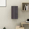 vidaXL - Tv-meubel - 30,5x30x60 - cm - bewerkt - hout - hoogglans - grijs