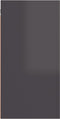 vidaXL - Tv-meubel - 30,5x30x60 - cm - bewerkt - hout - hoogglans - grijs