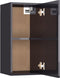vidaXL - Tv-meubel - 30,5x30x60 - cm - bewerkt - hout - hoogglans - grijs
