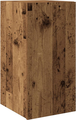 vidaXL - Tv-meubel - 30,5x30x60 - cm - bewerkt - hout - oud - houtkleurig