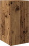 vidaXL - Tv-meubel - 30,5x30x60 - cm - bewerkt - hout - oud - houtkleurig