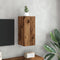 vidaXL - Tv-meubel - 30,5x30x60 - cm - bewerkt - hout - oud - houtkleurig