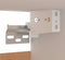 vidaXL - Tv-meubel - 30,5x30x60 - cm - bewerkt - hout - wit