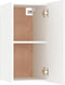 vidaXL - Tv-meubel - 30,5x30x60 - cm - bewerkt - hout - wit