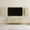 vidaXL - Tv-meubel - 30,5x30x60 - cm - spaanplaat - sonoma - eikenkleurig