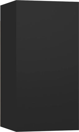 vidaXL - Tv-meubel - 30,5x30x60 - cm - spaanplaat - zwart