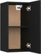 vidaXL - Tv-meubel - 30,5x30x60 - cm - spaanplaat - zwart