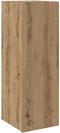 vidaXL - Tv-meubel - 30,5x30x90 - cm - bewerkt - hout - artisanaal - eikenkleurig