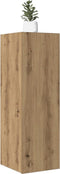 vidaXL - Tv-meubel - 30,5x30x90 - cm - bewerkt - hout - artisanaal - eikenkleurig