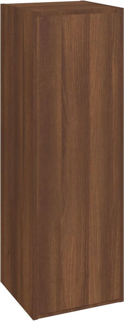 vidaXL - Tv-meubel - 30,5x30x90 - cm - bewerkt - hout - bruin - eikenkleur