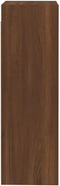 vidaXL - Tv-meubel - 30,5x30x90 - cm - bewerkt - hout - bruin - eikenkleur