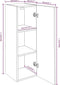 vidaXL - Tv-meubel - 30,5x30x90 - cm - bewerkt - hout - bruin - eikenkleur