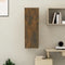 vidaXL - Tv-meubel - 30,5x30x90 - cm - bewerkt - hout - gerookt - eikenkleur