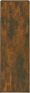vidaXL - Tv-meubel - 30,5x30x90 - cm - bewerkt - hout - gerookt - eikenkleur