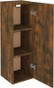 vidaXL - Tv-meubel - 30,5x30x90 - cm - bewerkt - hout - gerookt - eikenkleur