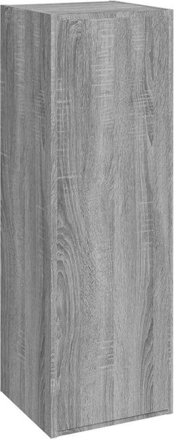 vidaXL - Tv-meubel - 30,5x30x90 - cm - bewerkt - hout - grijs - sonoma - eikenkleur
