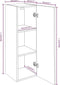 vidaXL - Tv-meubel - 30,5x30x90 - cm - bewerkt - hout - grijs - sonoma - eikenkleur