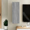vidaXL - Tv-meubel - 30,5x30x90 - cm - bewerkt - hout - grijs - sonoma - eikenkleur