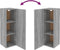 vidaXL - Tv-meubel - 30,5x30x90 - cm - bewerkt - hout - grijs - sonoma - eikenkleur