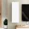 vidaXL - Tv-meubel - 30,5x30x90 - cm - bewerkt - hout - wit