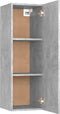vidaXL - Tv-meubel - 30,5x30x90 - cm - spaanplaat - betongrijs