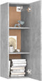 vidaXL - Tv-meubel - 30,5x30x90 - cm - spaanplaat - betongrijs