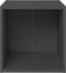 vidaXL - Tv-meubel - 37x35x37 - cm - bewerkt - hout - grijs