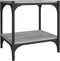 vidaXL - Tv-meubel - 40x33x41 - cm - bewerkt - hout - en - staal - grijs - sonoma - eiken