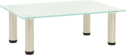 vidaXL - Tv-meubel - 40x35x17 - cm - gehard - glas - mat