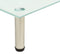 vidaXL - Tv-meubel - 40x35x17 - cm - gehard - glas - mat